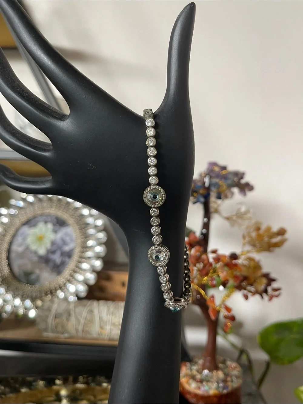 Evil Eye Pavé Crystal Bracelet